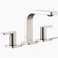 Kohler Parallel Widespread Bathroom Sink Faucet in Vibrant Polished Nickel, , large