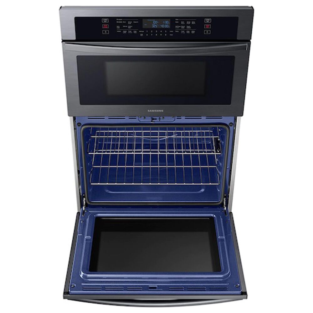 Samsung 30&quot; Microwave Combination Wall Oven in Black Stainless Steel, , large