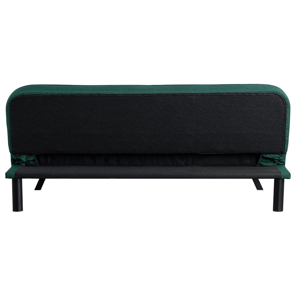 Lifestyle Solutions Frankie Convertible Sofa in Forest Green, , large