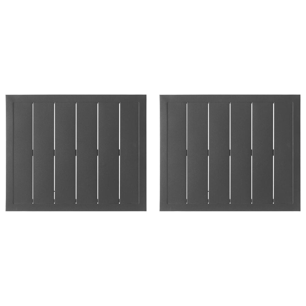 Linon Home Decor Holland Outdoor Bar Stool in Black (Set of 2), , large