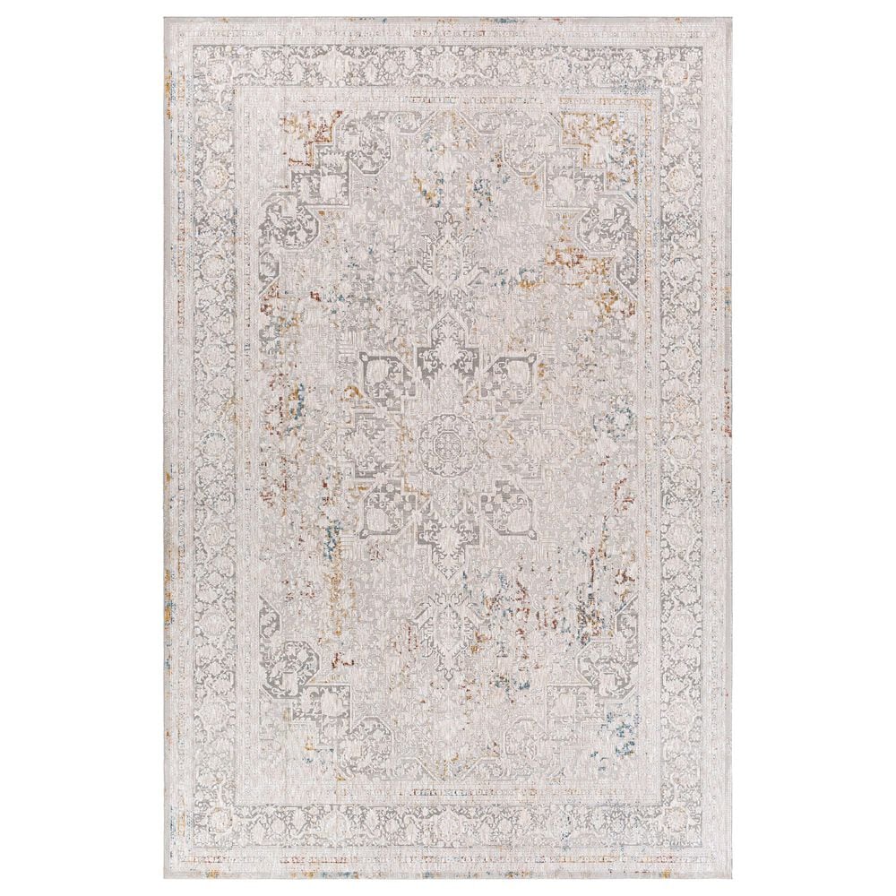 Surya Carmel 2"7" x 4" Medium Gray and Taupe Area Rug, , large