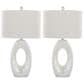 LumiSource Pearl Table Lamp in Matte White (Set of 2), , large