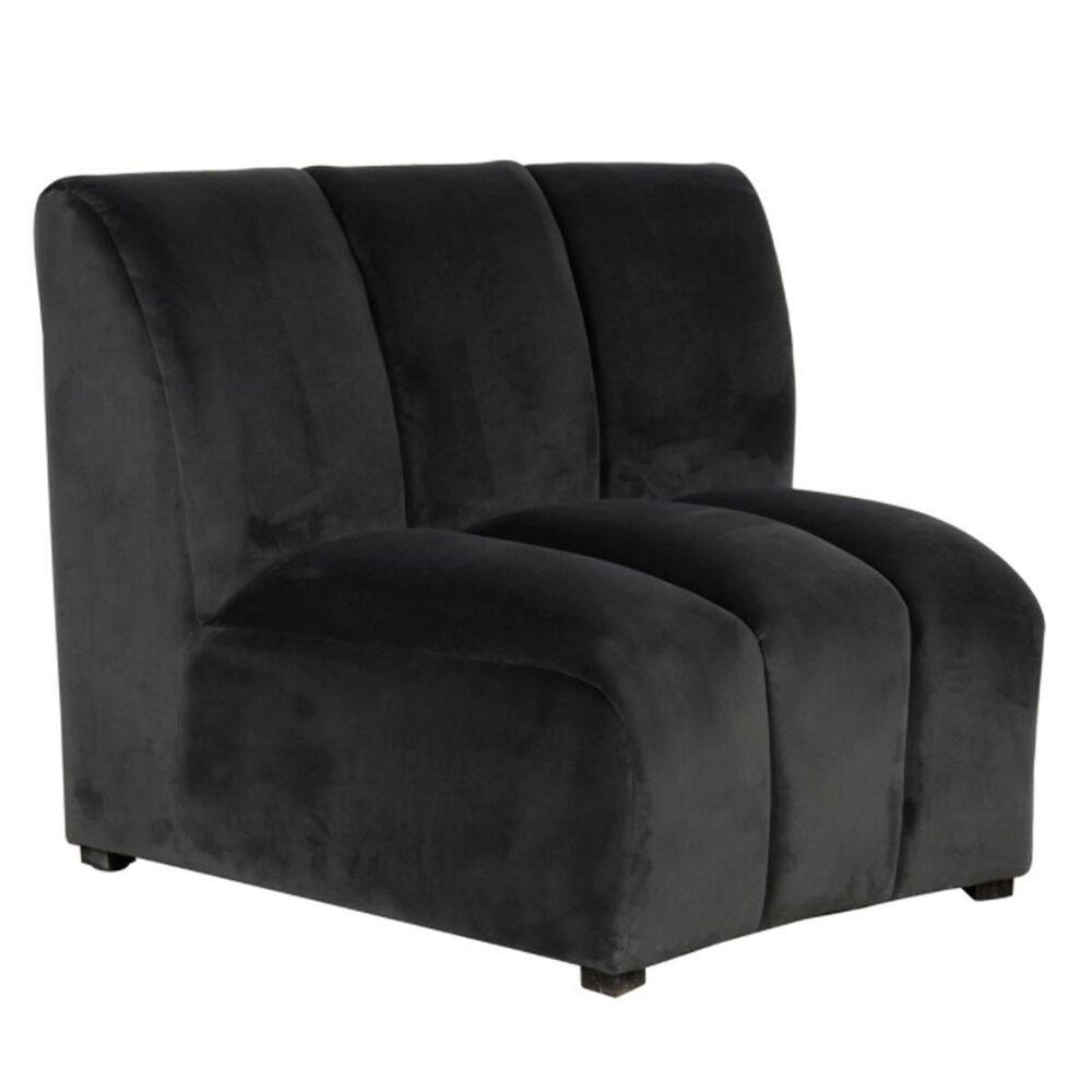 Classic Home Nina Accent Chair in Gray Velvet, , large