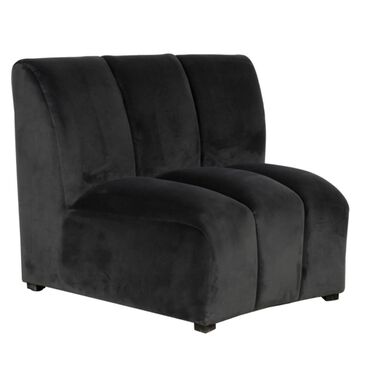 Classic Home Nina Accent Chair in Gray Velvet, , large