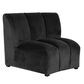 Classic Home Nina Accent Chair in Gray Velvet, , large