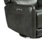 Steve Silver Athens Triple Power Swivel Recliner in Charcoal, , large