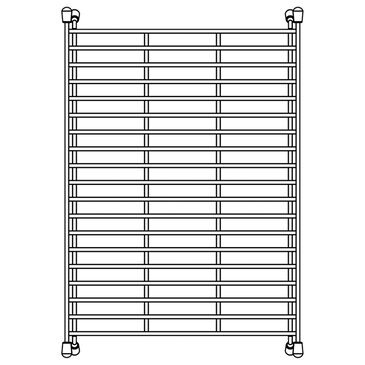 Blanco Precis Bottom Grid for 32" Super Single Sinks in Stainless Steel, , large