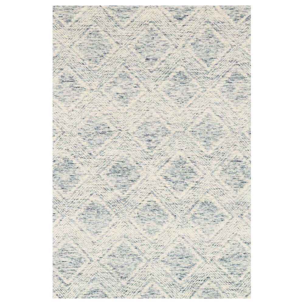 ED Ellen DeGeneres Crafted by Loloi Kopa 7"9" x 9"9" Denim and Ivory Area Rug, , large