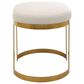 Uttermost Infinity Accent Stool in Gold, , large
