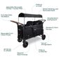 Wonderfold Luxe Pro 6-Seater Stroller Wagon in Jet Black, , large