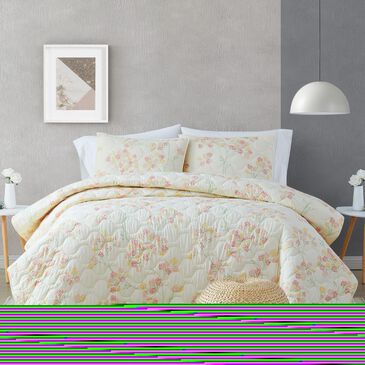 Pem America Vivian 3-Piece King Quilt Set in Off White, , large
