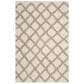 Safavieh Dallas Shag SGD258B-5 5"1" x 7"6" Ivory/Beige Area Rug, , large