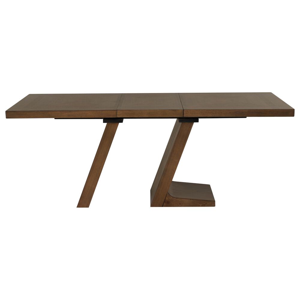 Linon Home Decor Callahan Dining Table with Leaf in Brown - Table Only, , large