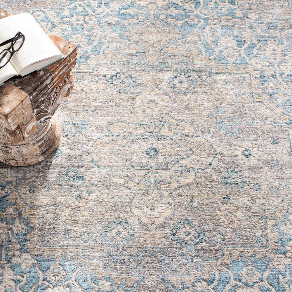 Safavieh Dream DRM412M 5&#39; x 8&#39; Blue and Grey Area Rug, , large
