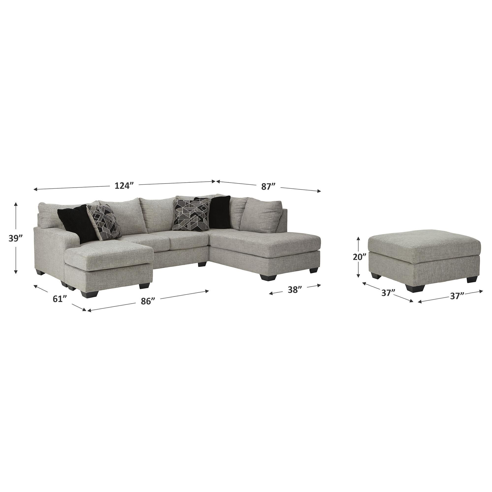 Ashley furniture u shaped sectional sale