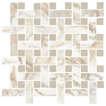 Dal-Tile Divinium Nova 13-1/8 ""x 13-1/8"" Ceramic Mosaic Sheet, , large