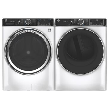 GE Appliances 5.0 Cu. Ft. Top Load Washer and 7.8 Cu. Ft. Gas Dryer Laundry Pair in White, , large