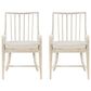 Hooker Furniture Serenity Bimini Arm Chair in Whitewashed Oak (Set of 2), , large