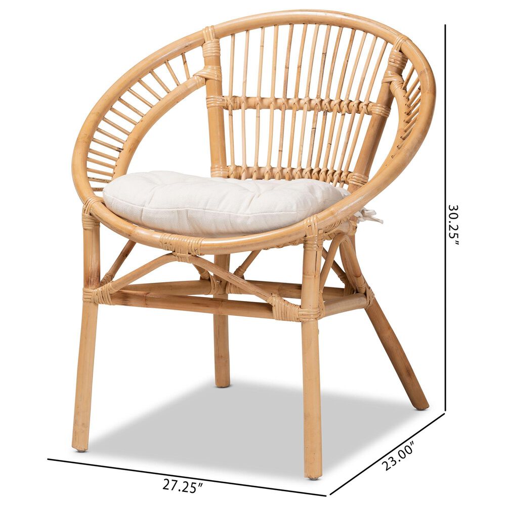Baxton Studio Adrina Side Chair in Natural Brown, , large