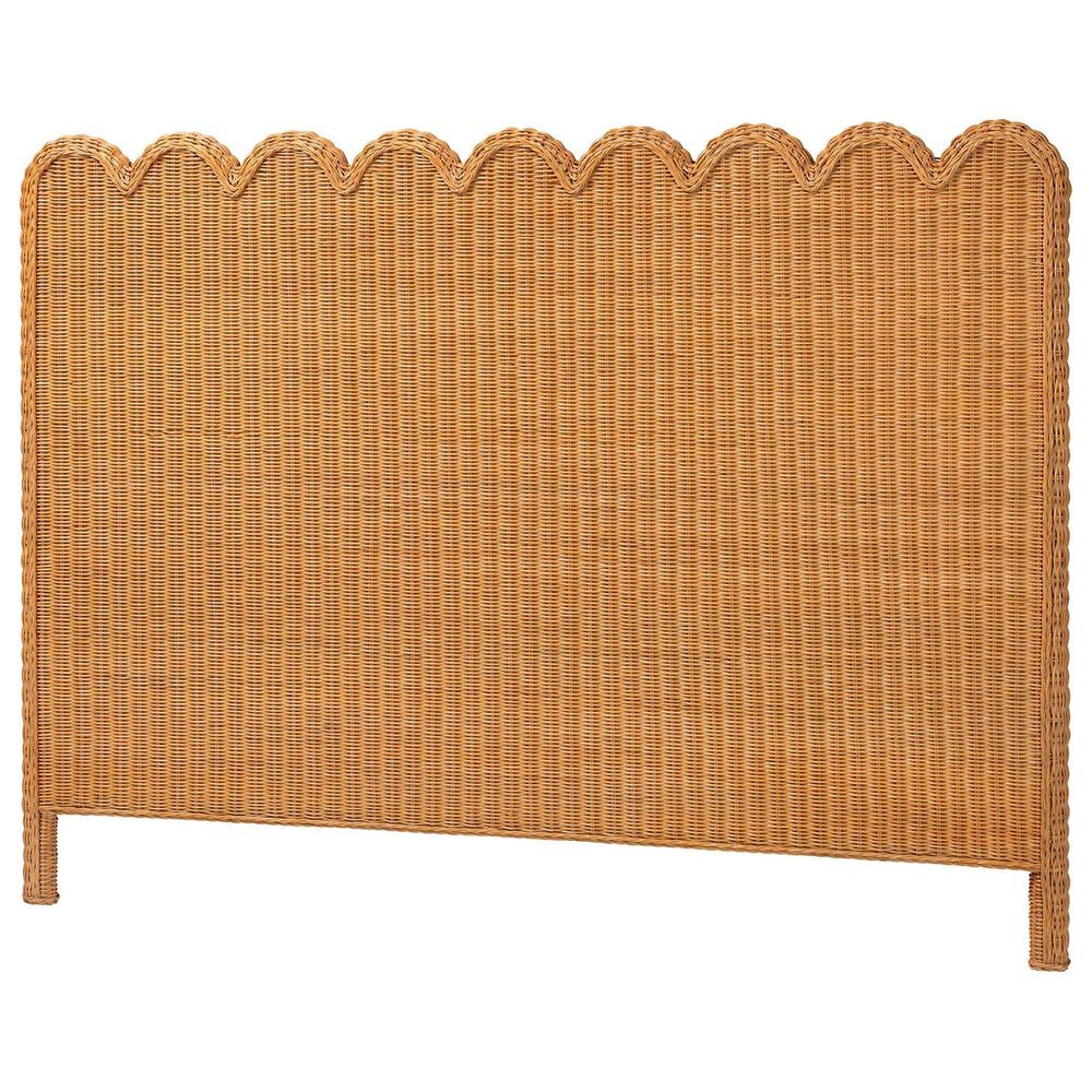Baxton Studio Maritza King Standalone Headboard in Light Honey, , large