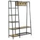 Steve Silver Co. Hampton Hall Tree in Light Cherry and Black, , large