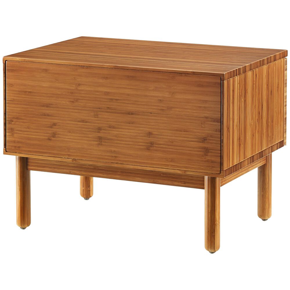 Natural Bamboo Furnishings Malibu 1 Drawer Nightstand, , large