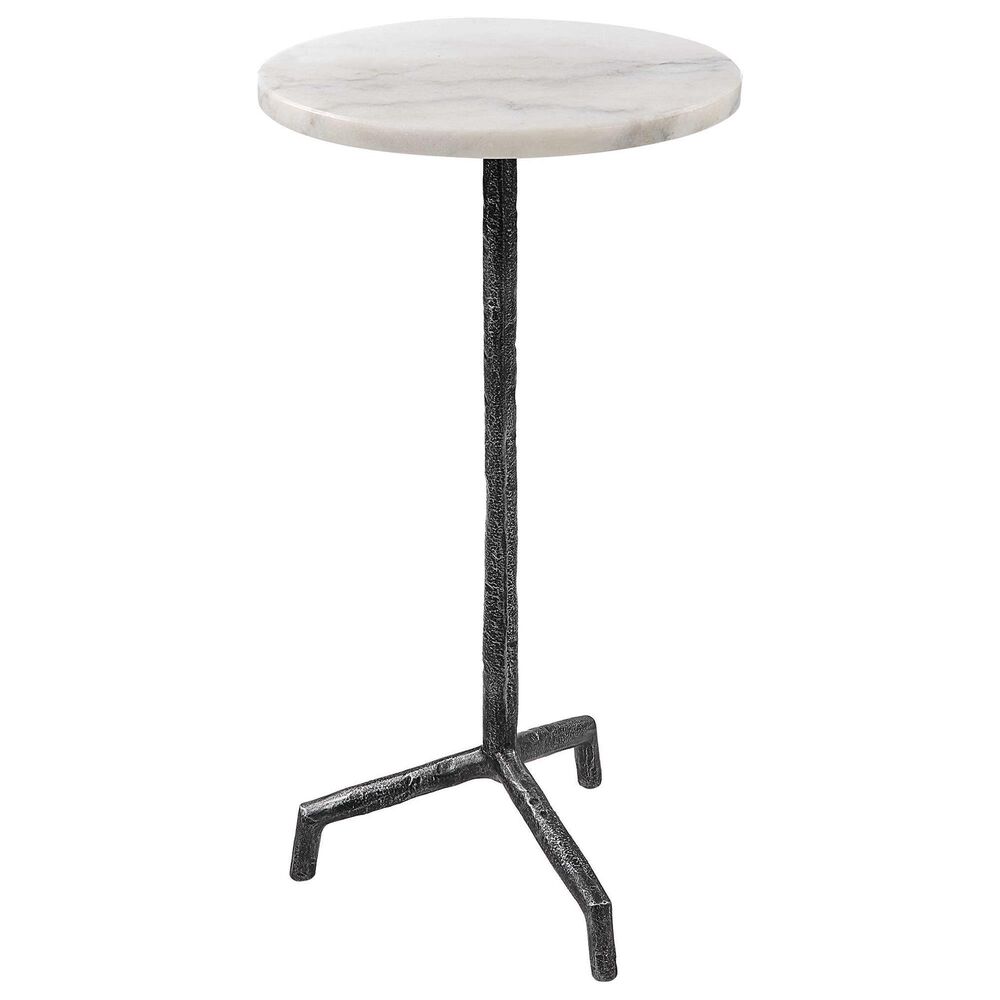 Uttermost Puritan Drink Table in Black and White, , large