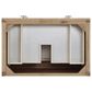 James Martin Vanities Celeste 36" Single Vanity in Sun-washed Oak with Embossed Shagreen and with 3 cm Parisien Bleu Quartz Top, , large