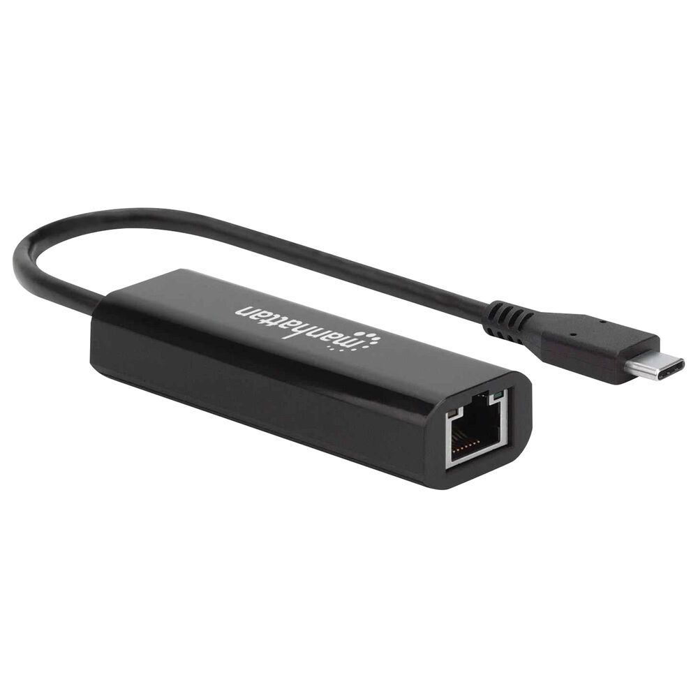 Manhattan USB-C to 2.5GBASE-T Ethernet Adapter in Black, , large