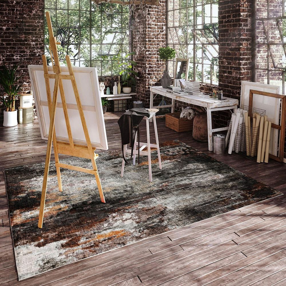 Dalyn Rug Company Boca BO10 Gray 3&#39; x 5&#39; Area Rug, , large