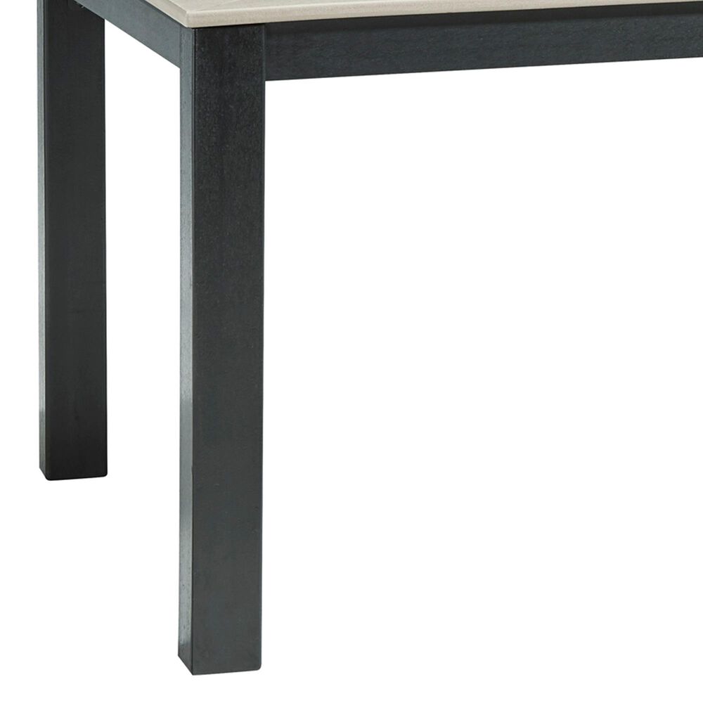 Ashley Mount Valley Rectangular Dining Table in Driftwood and Black, , large