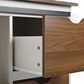 HOMLUX 56" Kitchen Island with Drop Leaf in White, , large