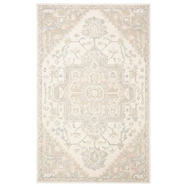 Safavieh Micro-Loop 6" x 9" Ivory and Beige Area Rug, , large