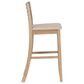 Linon Home Decor Torino Ladder Back Bar Stool in Grey Wash, , large