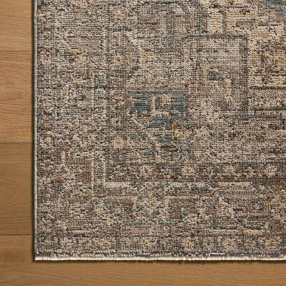 Loloi Priscilla Blue and Bark 10&#39; Square Area Rug, , large