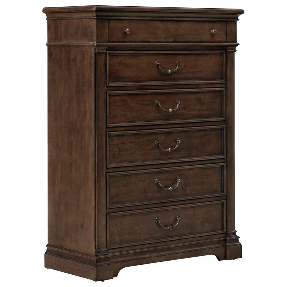 Liberty Furniture Arden Road 5-Piece King Bedroom Set in Satin Cherry, , large
