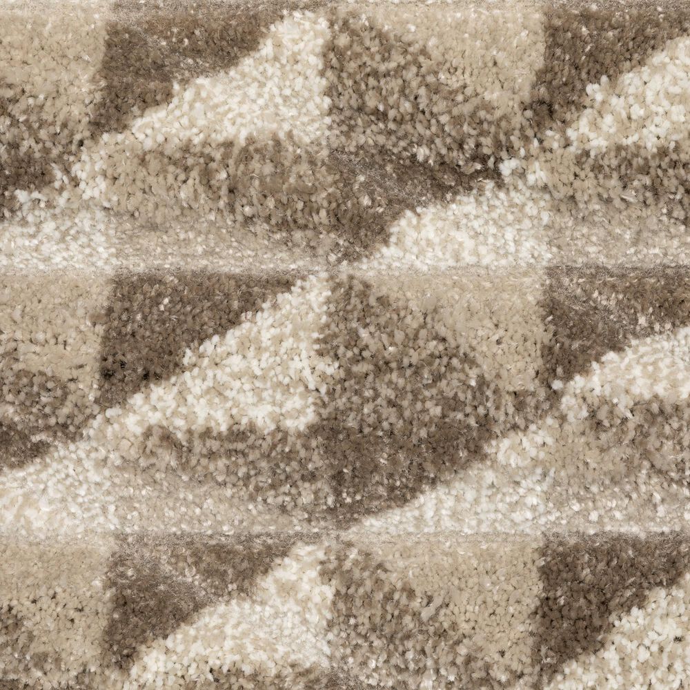 Oriental Weavers Wonder WON05 Brown and Beige 6'7" x 9'6" Area Rug, , large