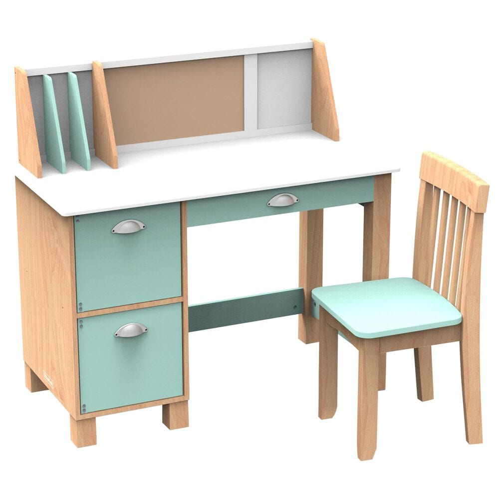 Kidkraft Study Desk with Chair in Mint | Nebraska Furniture Mart