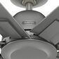 Hunter Downtown 60" Outdoor Ceiling Fan in Matte Silver, , large