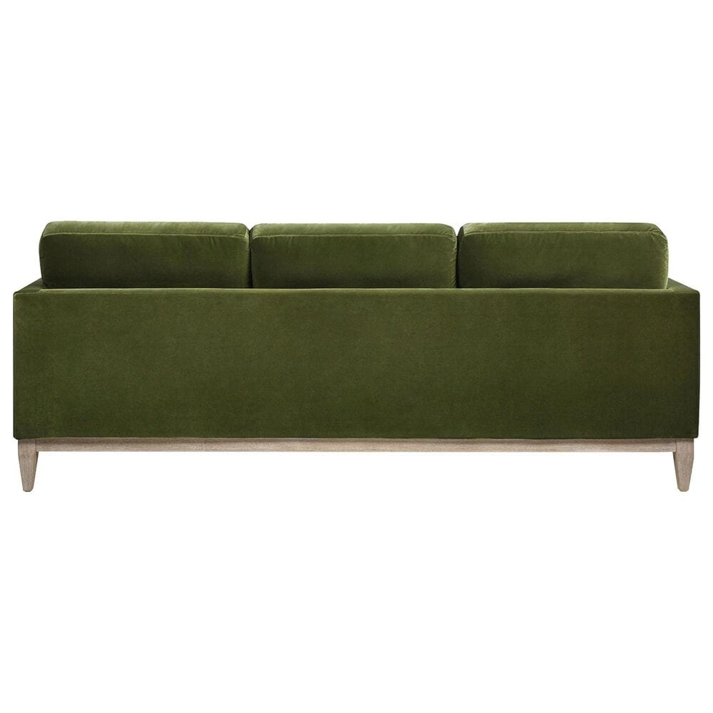 Jennifer Taylor Home Knox 2-Piece Stationary Reversible Sectional Sofa in Olive Green Velvet, , large