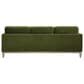 Jennifer Taylor Home Knox 2-Piece Stationary Reversible Sectional Sofa in Olive Green Velvet, , large