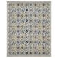 Safavieh Evoke EVK210C 10" x 14" Ivory and Blue Area Rug, , large