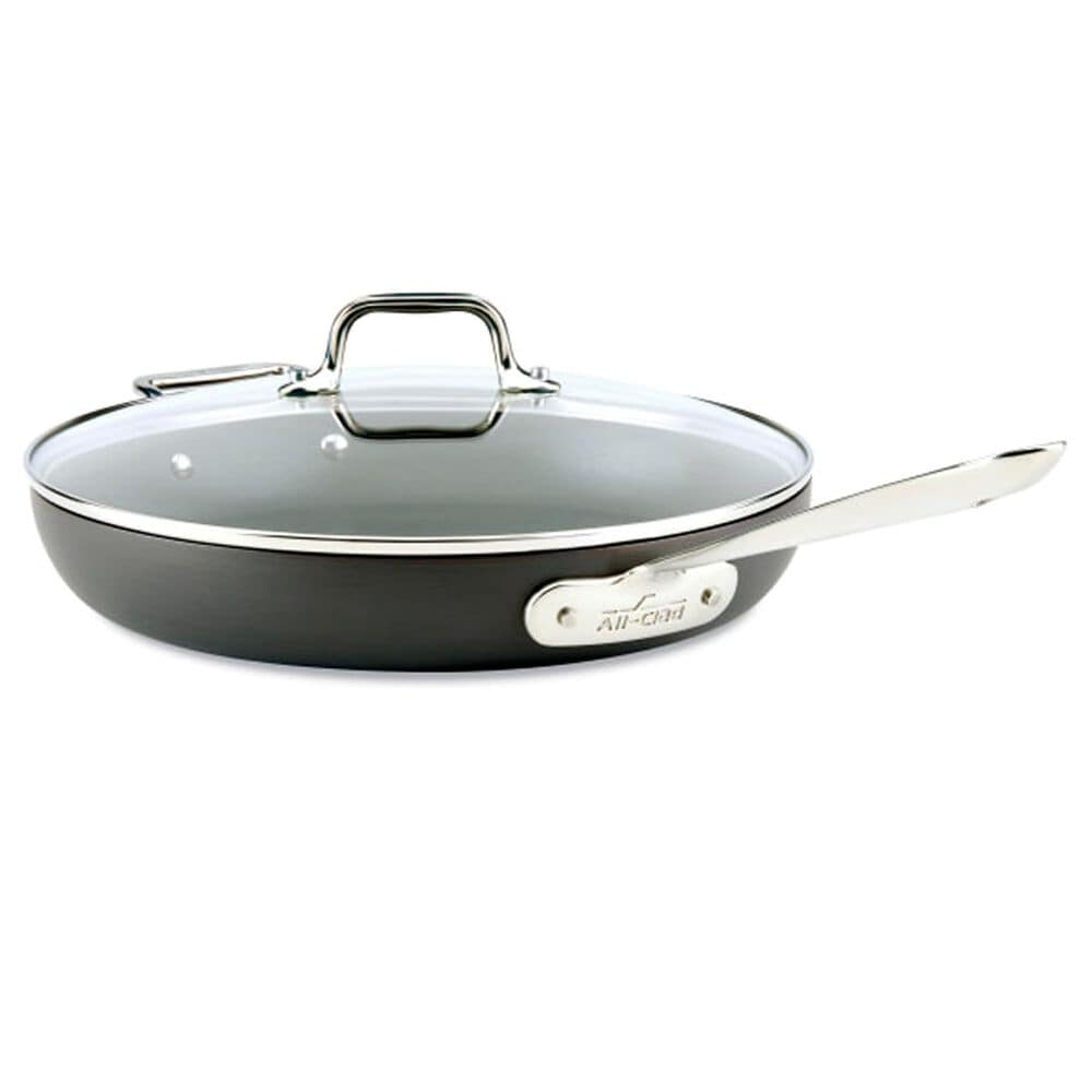 All-Clad HA1 12" Fry Pan with Lid, , large
