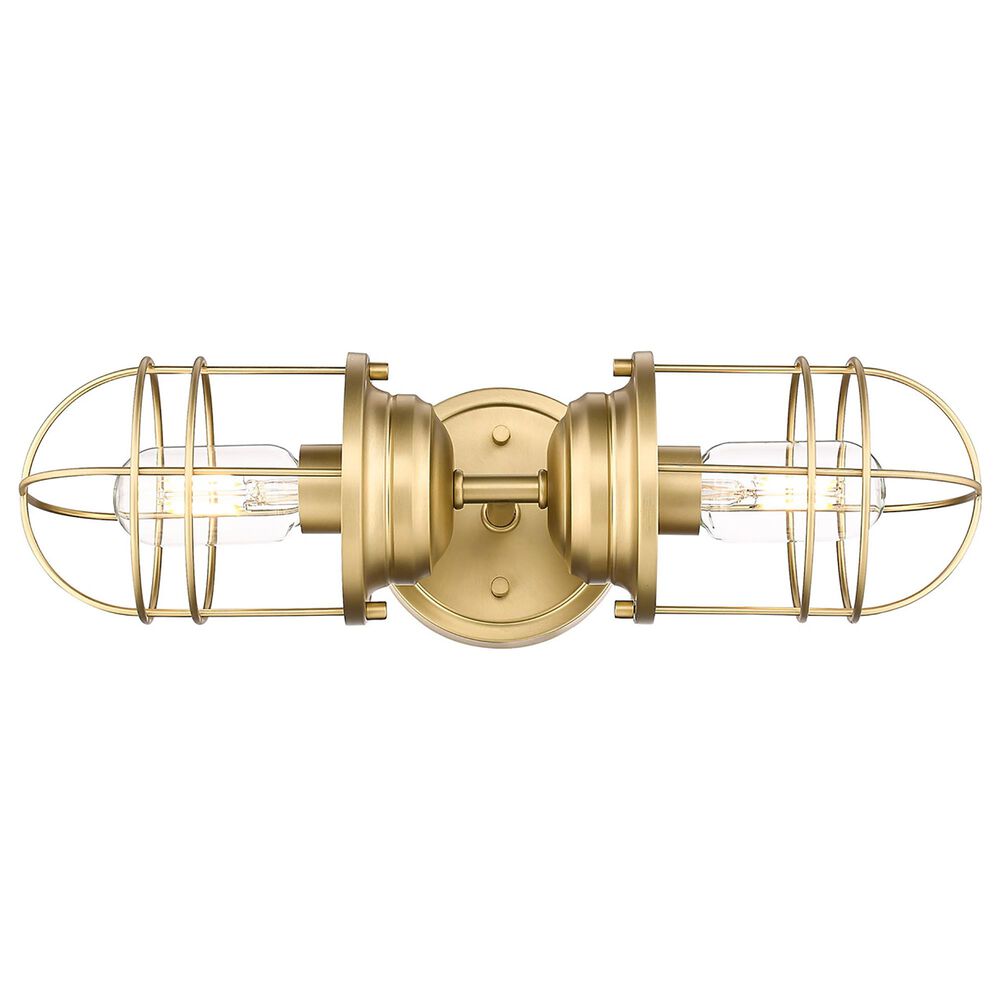 Golden Lighting Seaport 2-Light Wall Sconce in Brushed Champagne Bronze, , large