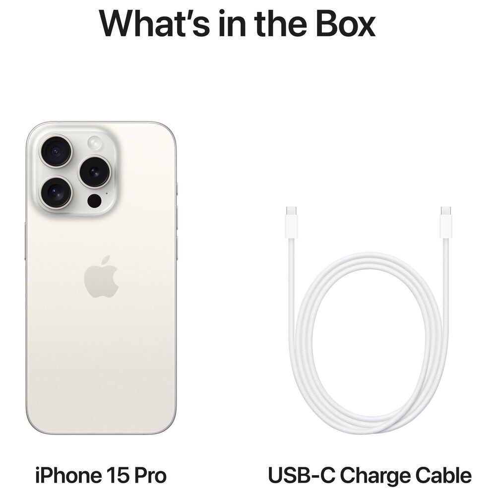 Apple iPhone 15 Pro 256GB White Titanium | NFM 