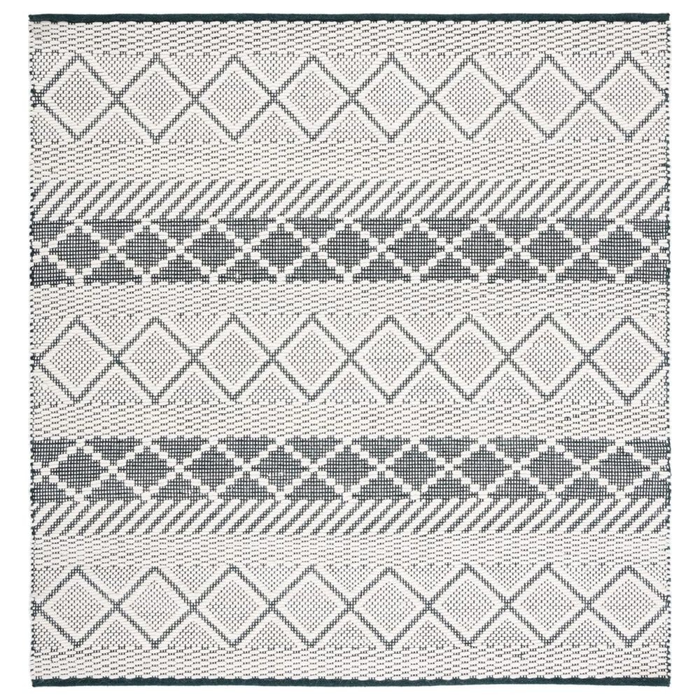 Safavieh Natura NAT854Y 6" Square Ivory and Green Area Rug, , large