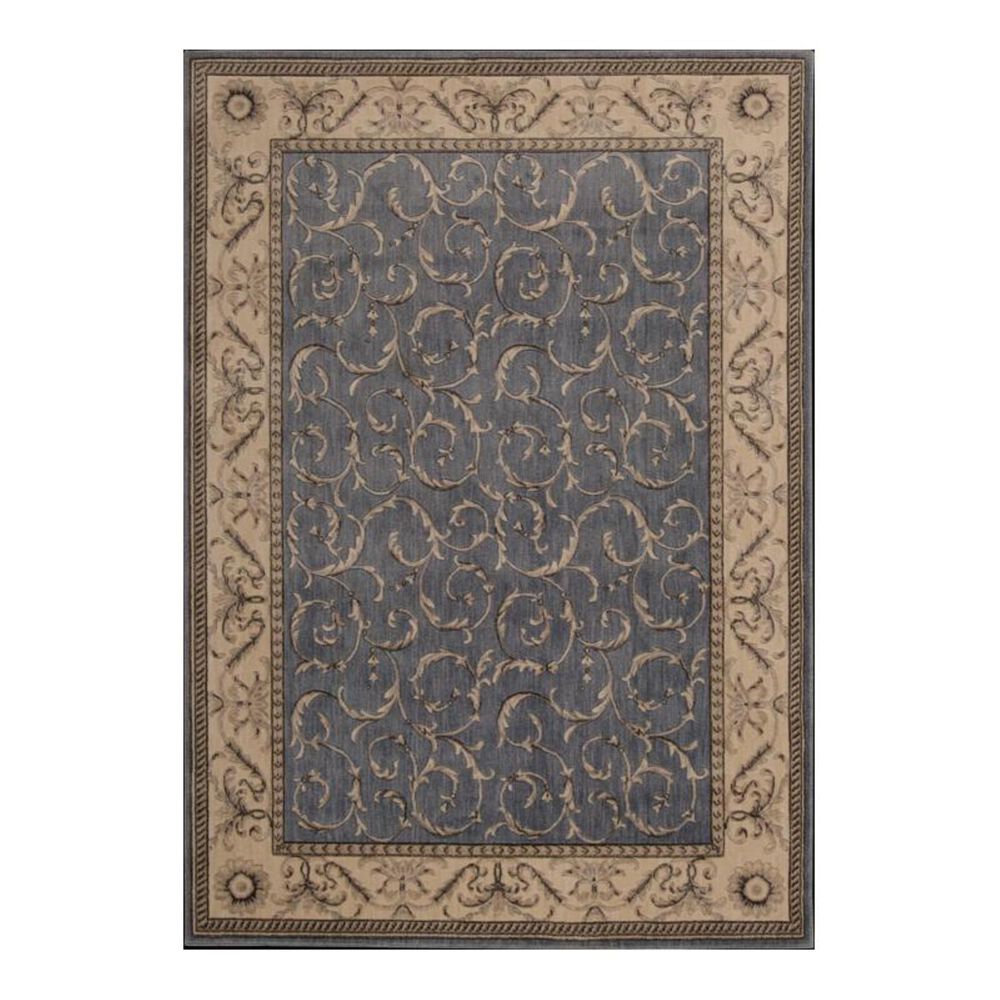 Nourison Somerset ST02 7'9" x 10'10" Light Blue Area Rug, , large