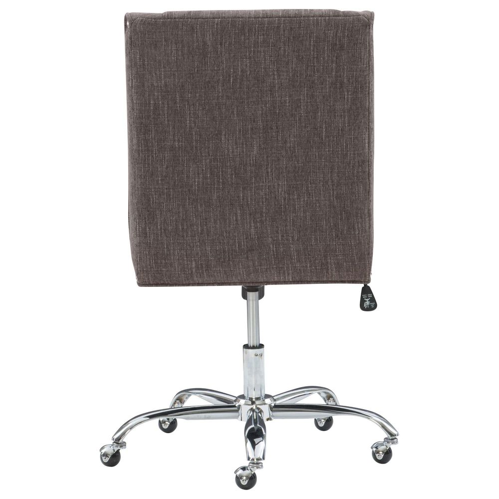 Linden Boulevard Draper Office Chair in Charcoal, , large