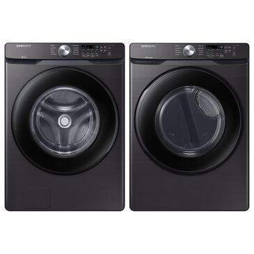 Samsung 4.5 Cu. Ft. Front Load Washer and 7.5 Cu. Ft. Electric Dryer Laundry Pair in Black, , large