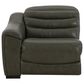Ashley Center Line 2-Piece Power Symmetrical Reclining Sectional Loveseat in Dark Gray, , large